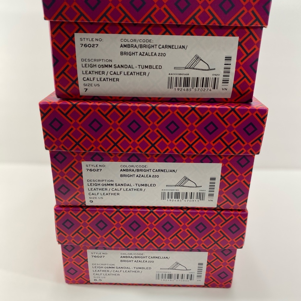 New Tory Burch Leigh  Flip-Flop Sandals - Picture 13 of 13